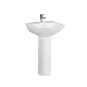 Modern Ceramic Material Countertop Sinks Round Shape Basic Wash Basins And Sinks For Household Bathroom