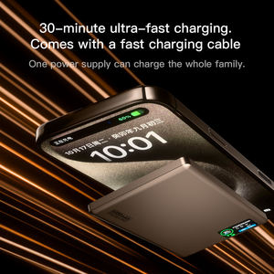 แบตเตอรี่สำรองแม่เหล็กไร้สาย 5000/10000mAh 15W 20W PD ชาร์จเร็ว ขนาดพกพา สำหรับโทรศัพท์มือถือ - Product Image 3