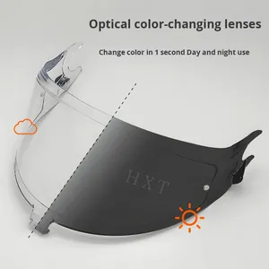 Pour <span class=keywords><strong>Shark</strong></span> <span class=keywords><strong>GP</strong></span> RACE R PRO <span class=keywords><strong>GP</strong></span> Big Tail Casque Remplacement Visière Visière Verre Anti-vertige Casque Verre - Product Image 3