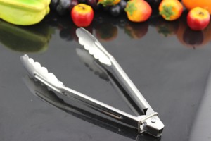 Pince de cuisine pour barbecue en acier inoxydable avec clip de verrouillage - Product Image 4