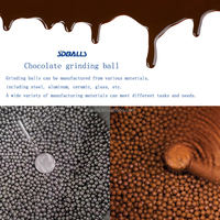 Billes de broyage de chocolat en acier inoxydable de qualité alimentaire SDBALLS SS304 SS316 10 mm 8 mm