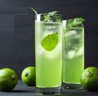 AIHPO9 Lot de 6 verres hauts Highball 11 oz en cristal sans plomb, pour cocktails, eau, Mojito et autres boissons