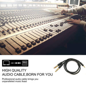 Стерео аудио кабель для смартфона, динамиков, усилителя 3,5 мм 1/8 дюйма от TRS до Dual 6,35 мм 1/4 дюйма TS - Product Image 5