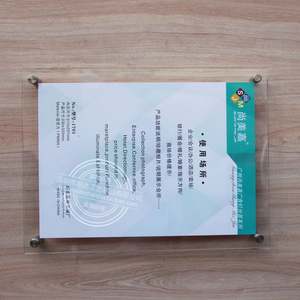 Exhibidor de Escritorio con Botón Magnético de Acrílico Transparente en Forma de T para Anuncios de Alimentos y Dulces, Restaurantes y Oficinas - Product Image 1