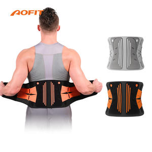 Aofit Nylon Sports and Fitness Soutien de la taille Respirant Attelle dorsale avec Protection lombaire des épaules Ceinture d'été - Product Image 1