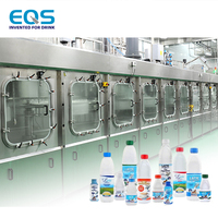 Machine de remplissage aseptique à haute vitesse pour bouteilles PET, ligne de production combinée de remplissage, bouchage et soufflage pour lait et jus