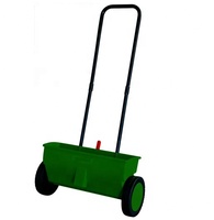Semoir manuel à deux roues pour herbe, légumes et maïs, avec réglage du dosage, 12L