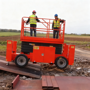 แท่นยกกรรไกรแบบเคลื่อนที่สำหรับยกพื้นที่ทั้งหมด4ม. 6ม. 8ม. - Product Image 1