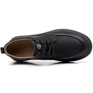 Chaussures de marche légères en PU pour hommes, nouvelle collection 2026, respirantes, semelle souple, antidérapantes, à lacets, tendance - Product Image 4