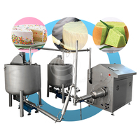 Machine à mélanger automatique ORME pour la production de crème, de pâte à gâteau et de guimauves, avec fonction d'aération continue pour la crème.