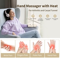 Mini gants de massage des mains électriques sans fil portables compresse chaude à 4 points avec airbag et mini masseur de main chauffant