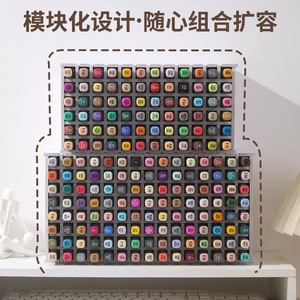 Organizador de Escritorio para Marcadores, 72, 120, 180, 240 Compartimentos, Forma Cuadrada, Portaplumas Multicapa - Product Image 3