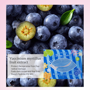 KORMESIC Venta al por mayor, personalizado, 7.5g, Parche de mascarilla para ojos de colágeno con naranja, aguacate, cereza y arándano, de hidrogel hidratante en lámina para festivales - Product Image 4