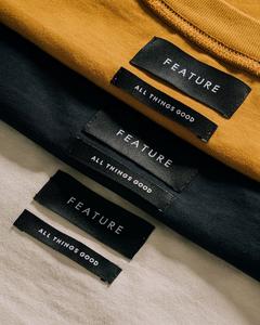 उच्च गुणवत्ता वाले कस्टम कार्बनिक कपड़ा टैग कपड़े लेबल कपड़े के लिए बुने लेबल - Product Image 2