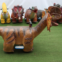 Trottinette Électrique Dinosaure Personnalisée pour Enfants, Siège Sûr, Idéale pour Location en Aire de Jeux Intérieure/Extérieure