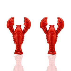 <span class=keywords><strong>France</strong></span> Style Costume Chemise Alliage De Cuivre Gentleman Mode Hommes Luxe Fruits De Mer Animal Rouge Homard Boutons De Manchette Boutons De Manchette De Luxe - Product Image 2