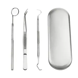 Wholesale Stainless Steel Dental Tools tooth scraper Household Dentist Set Calculus Removing Tartar oral Cleaning OEM SR-ODF14