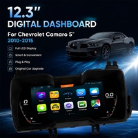 Radio para Auto Android 13 Estilo Tesla de 7 Pulgadas para Chevrolet Camaro 2010-2015, 5.ª Generación, Reproductor Multimedia, Carplay Inalámbrico, 4G