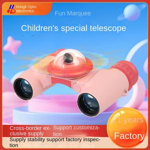 Jumelles éducatives scientifiques pour enfants 6-12 ans, garçons, en ABS, modèle HL-6X18, grossissement 6x, observation des couleurs et des animaux/fleurs - Product Image 4