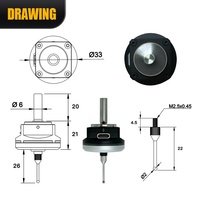Sonde tactile 3D haute précision pour détection de bordures 5-24VDC |   Sonde CNC à tige de 6 mm pour centrage et mesure automatisés