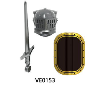 G0149 V1007 Medieval Gothic Knights Papal Black Eagle Knight Kids Educational Assembly Mini <b>Building</b> <b>Block</b> Figure Collection <b>Toy</b> - Product Image 4
