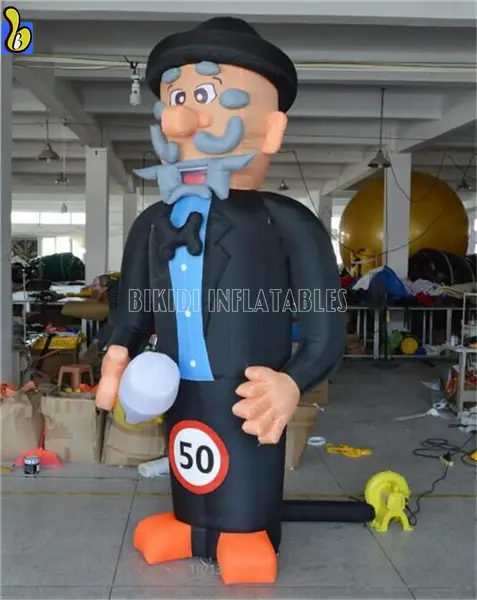 Hot Selling Holland Birthday Doll Inflatable Abraham Cartoon of 4.5 meters High