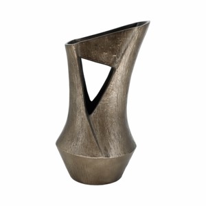 Piccolo vaso di metallo decorativo per soggiorno, bagno, cucina, centrotavola - Product Image 4