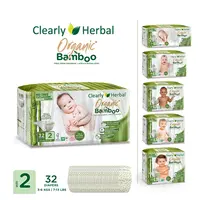 Organische Tissue Papier Bamboe Luier Fabrikant Baby Luier Maat 2