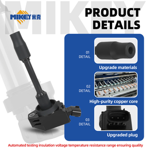 MIKEYA 9091902277 Set di Bobine di Accensione per <span class=keywords><strong>Toyota</strong></span> <span class=keywords><strong>C</strong></span>-<span class=keywords><strong>HR</strong></span> RAV4 Alphard Frontlander Granvia Highlander Sequoia M20A-FXS A25A-FXS - Product Image 2
