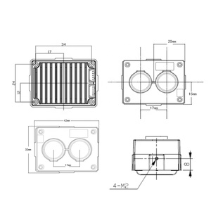 Hqcam 1080P 2 Triệu Điểm Ảnh Ống Nhòm Mô-đun Máy Ảnh USB Ổ Đĩa Miễn Phí HD 1080P Nhận Dạng Khuôn Mặt Ban Đêm Phụ Kiện Giám Sát - Product Image 6