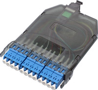 Monomode 12F MPO/MTP LGX Box 12 Fibres MPO à LC Cassette Box SM Câble Optique MTP Module MPO MTP Cassette Module