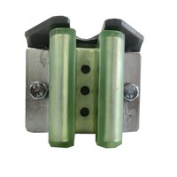 Système de guidage et d'équilibrage d'ascenseur en acier inoxydable de haute qualité, design moderne et durable, avec patin de guidage pour usage hôtelier