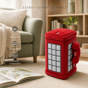 XDT Smart AI Phone Box Peluche interactive multi-positions, jouet câlin et qui ronfle, avec ChatGPT intégré, rembourrage en coton PP, unisexe - Product Image 1