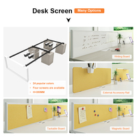 Meubles de bureau contemporains, bureau modulaire en bois de luxe avec design extensible, construction durable, garantie de 5 ans pour le personnel