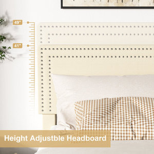 Kainice sang trọng Vua kích thước hiện đại ngăn kéo phòng ngủ Màu Trắng Bộ đồ nội thất với bọc nền tảng lưu trữ giường - Product Image 4