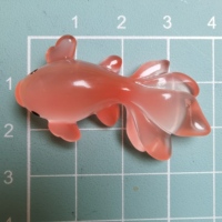 Miniaturas de Peces Koi en Resina, Figuras de Microresina para Slime, Decoración de Casa de Muñecas