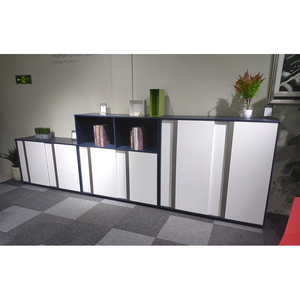 קבינט קובץ נמוך ארון משרד ארון אחסון עץ - Product Image 1