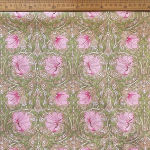 Tela japonesa Willian Morris Roll Grass Flower Vine Lliberty Pimpernel 100% tela de algodón peinado para ropa por metro - Product Image 2