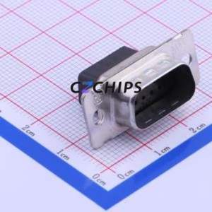 748364-1 D-Sub/VGA Connector Connector ( Gender: Female )( Total Number of PINs: 15P )( Mounting Type: Panel Mount ) - Product Image 2