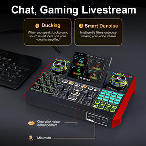 TENLAMP Ten Lights G10-PKpro Set de Tarjeta de Sonido en Inglés, Equipo Especial para Transmisiones en Vivo, Grabación de <span class=keywords><strong>Canciones</strong></span> K - Product Image 3