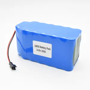 Bateria de lítio de alta qualidade, 18650 li ion 4s4p 14.8v 10000mah para drone rc