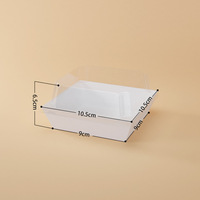 Boîte d'emballage en gros pour cadeaux et plats à emporter, en papier écologique, design coréen, pour sandwichs et gâteaux de Noël végétaux