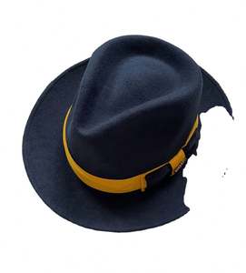 Sombrero Fedora de Lana Unisex X1258B, Estilo con Impresión Digital, Forma Cóncava Moderna para Adultos, Sombrero de Fieltro para las Cuatro Estaciones - Product Image 2
