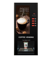 Machine à café entièrement automatique à 6 saveurs, machine à café instantanée, type de distribution et de mélange automatique de tasses