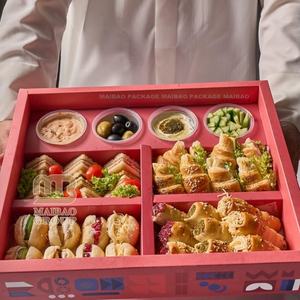 Boîte à éclairs en carton personnalisée de luxe pour pâtisserie, pour mini-gâteaux, bonbons, pâtisseries françaises - Product Image 1