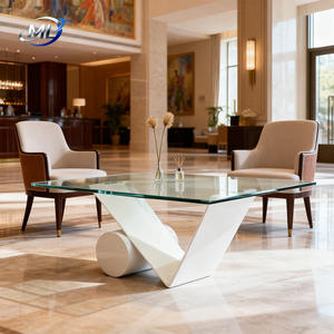 Mesa de Comedor de Fibra de Vidrio para Exteriores, Diseño Moderno con Superficie de Vidrio Templado, Apta para Muebles de Hogar, Hoteles y Patios. - Product Image 3