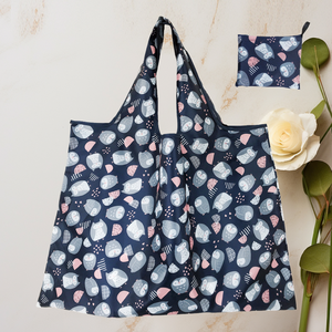 Bolsa de Mano de Poliéster Reutilizable Ecológica Ripstop de la Marca Mailer, con Cierre de Cremallera, Asa de Mano, Plegable y Expandible - Product Image 1