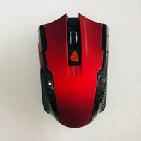Mouse Gaming Nirkabel 6-Tombol Baru 2024 2.4GHz USB Isi Ulang, Sensor Optik 1600-2000DPI yang Dapat Disesuaikan dengan Lampu Latar LED