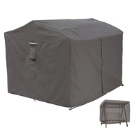 OEM ODM Couvre-balançoire d'extérieur imperméable à l'eau de couleur solide de haute qualité et durable Couvre-meubles de patio