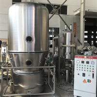Secador granulador de lecho fluido de laboratorio para componentes básicos de procesamiento de alimentos que incluyen motor y motor